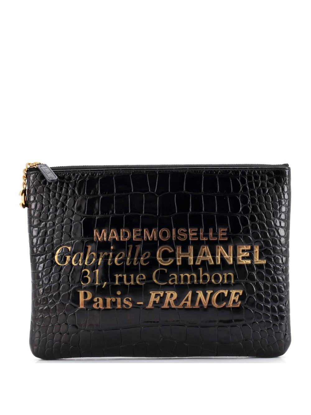 Chanel Signature O Case Pouch Printed #270605C20B